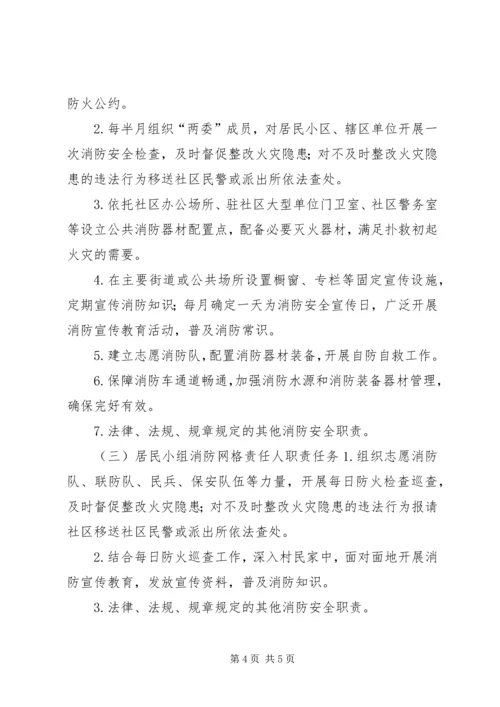 街道消防安全网格化管理实施方案.docx