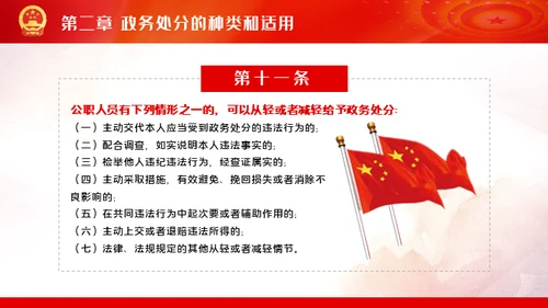 公职人员处分法通用PPT模板