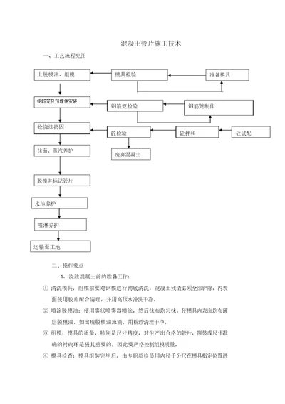 混凝土管片施工技术