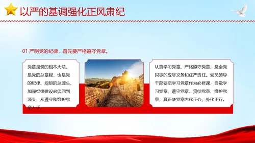 全面从严治党执政为民党建党课PPT课件