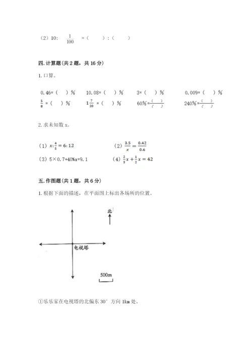 城北区六年级下册数学期末测试卷往年题考.docx