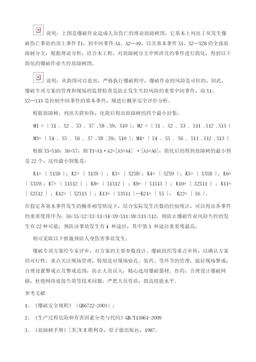 海阳核电负挖爆破作业故障树分析研究.docx