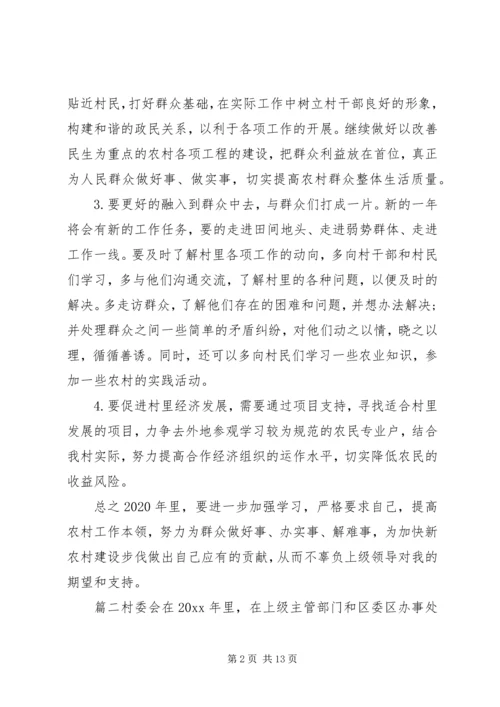 村委会总结和计划5篇.docx