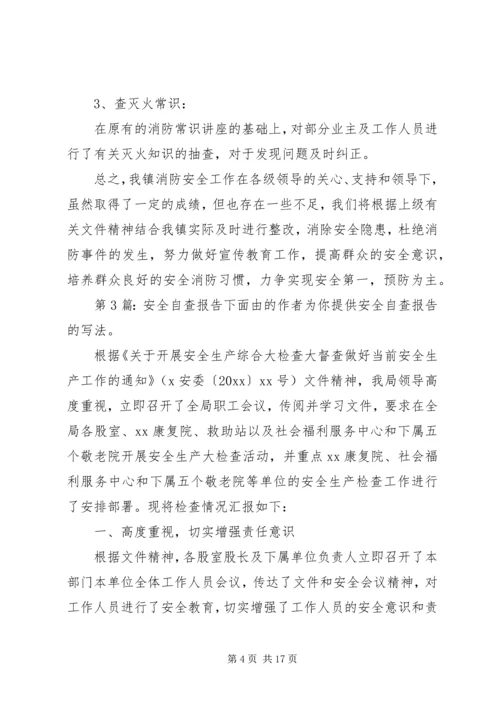 安全自查报告（范本8篇） (2).docx