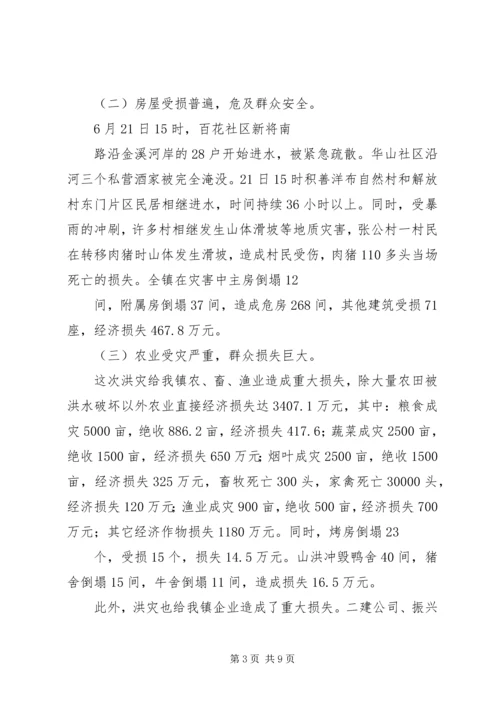 乡镇抗洪抢险情况汇报.docx