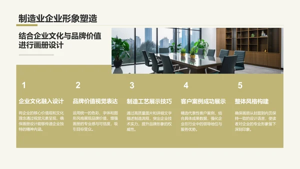 黄色摄影风通用行业画册图集PPT模板