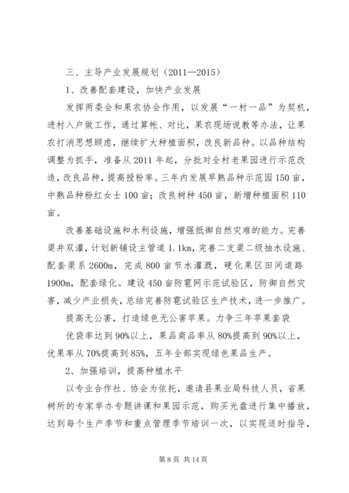 篇一：特色农业产业发展规划.docx