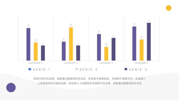 黄紫简洁员工心态管理培训PPT模板
