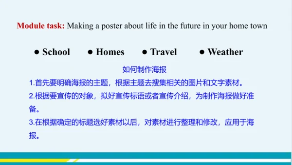 Module 4 Unit 3 教学课件-外语教研版中学英语七年级下