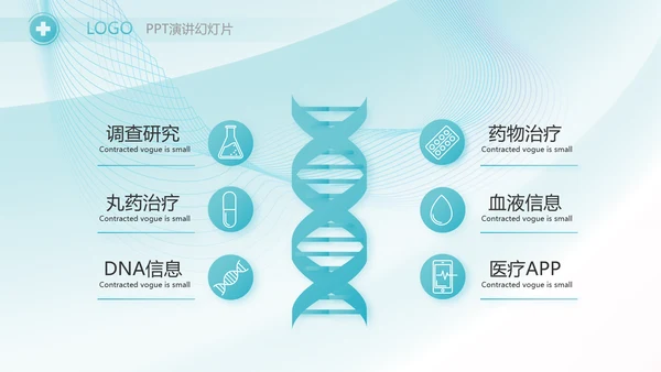 蓝色大气急诊科工作总结汇报动态PPT模板