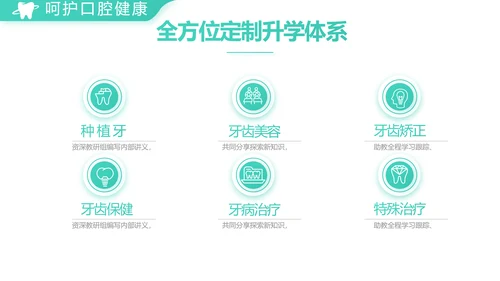 蓝色简约口腔牙科医院介绍工作总结PPT