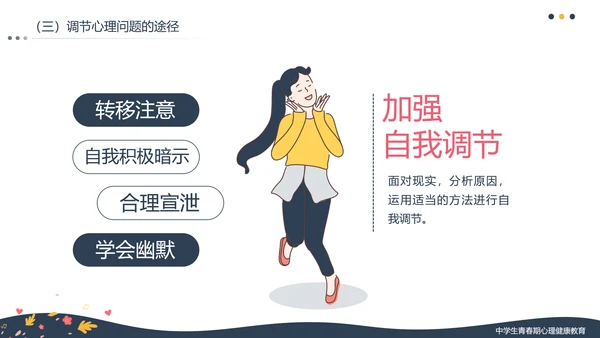 拥抱青春学生青春期心理健康教育ppt模板