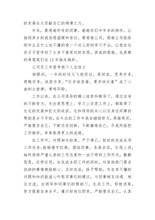 公司员工年度考核个人总结.docx