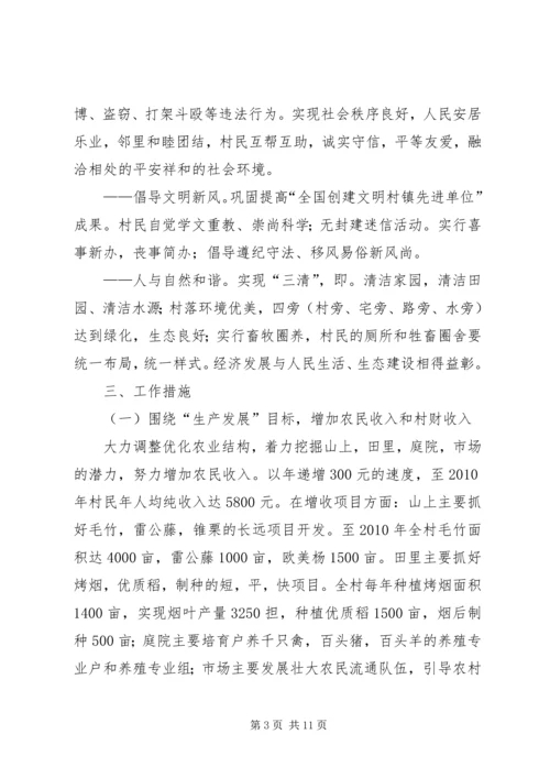 建设社会主义新农村规划方案 (5).docx