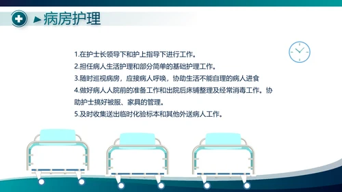 蓝色医院院长年年终总结动态PPT模板