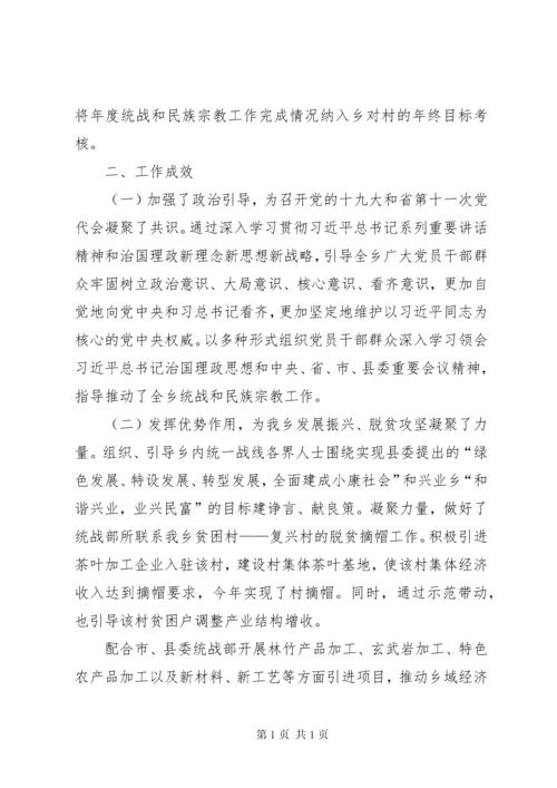 民族宗教工作自查报告五篇.docx