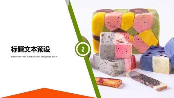 美食甜点下午茶烘培蛋糕动态PPT模板
