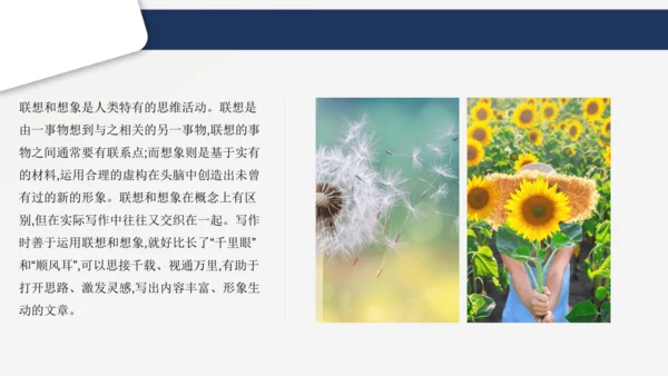 七年级语文上册第六单元 写作 发挥联想和想象 课件(共21张PPT)