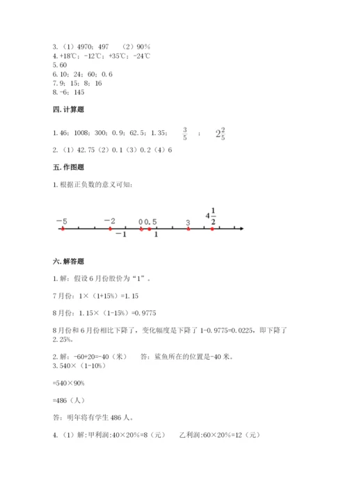 北师大版小学数学六年级下册期末检测试题含答案（培优b卷）.docx