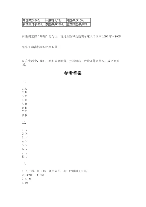 河南省【小升初】2023年小升初数学试卷【夺分金卷】.docx