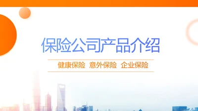 简约大气保险公司产品介绍工作总结计划动态PPT模板