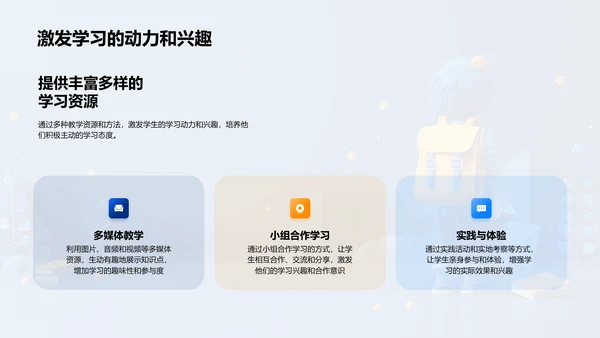 二年级学习指导PPT模板