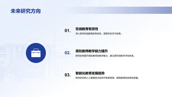 蓝色现代南京邮电大学论文毕业答辩PPT模板