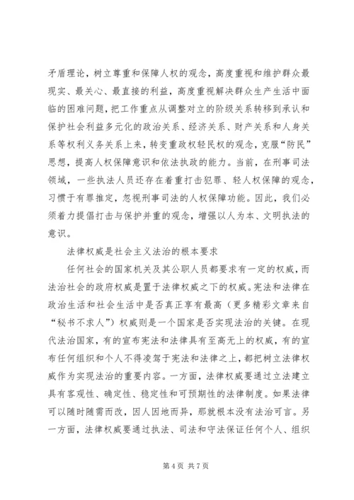 社会主义法治理念学习心得（二十） (2).docx