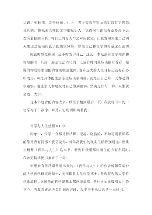 哲学与人生感悟800字.docx