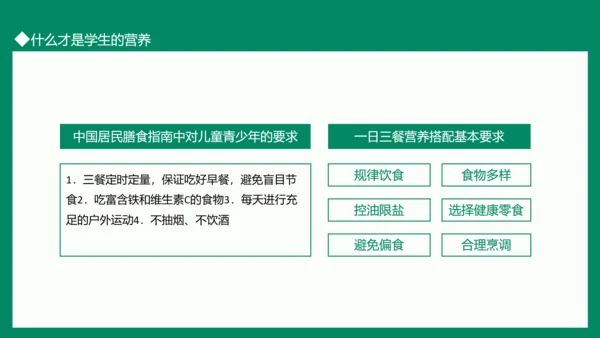 学生营养日活动及营养知识PPT模板