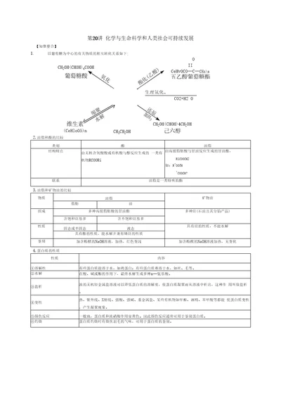 第20讲化学与生命科学和人类社会可持续发展