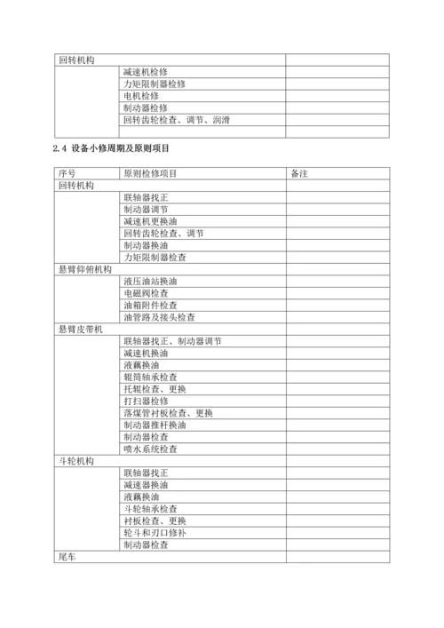 斗轮机的检修方法和质量验收重点标准.docx