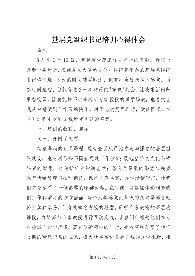 基层党组织书记培训心得体会 (2).docx