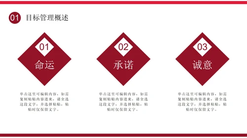 简约大气企业培训目标管理之smart原则PPT模板