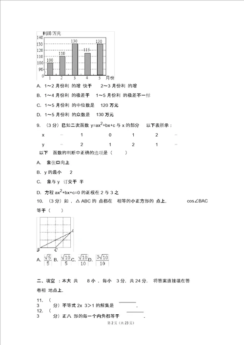 2015年江苏省苏州市工业园区中考数学一模试卷