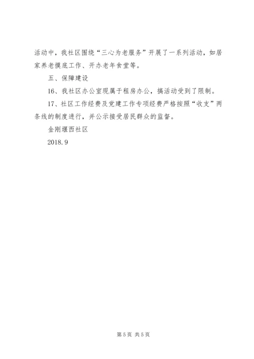 社区党建工作目标责任书落实完成情况汇报.docx