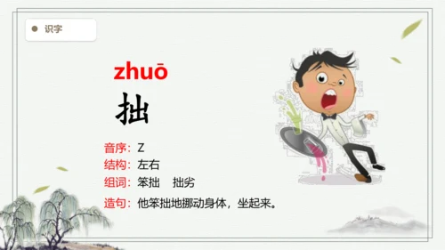 【2024秋季学期】语文四上 19.一只窝囊的大老虎 生字识记 课件