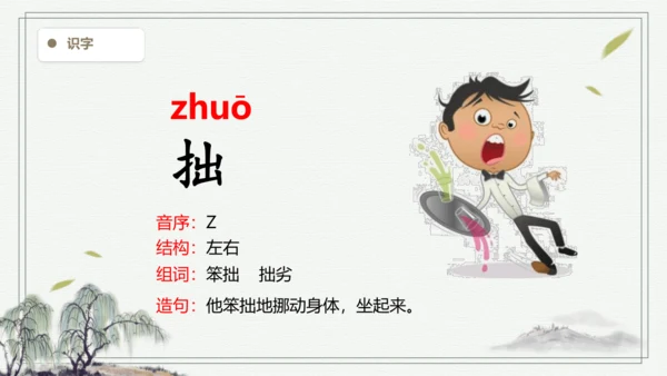 【2024秋季学期】语文四上 19.一只窝囊的大老虎 生字识记 课件