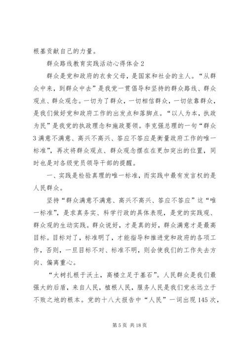 学习党的群众路线教育心得体 (4).docx