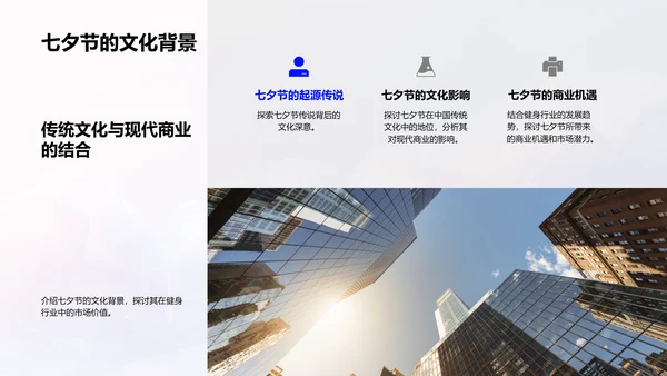 七夕健身营销策划PPT模板