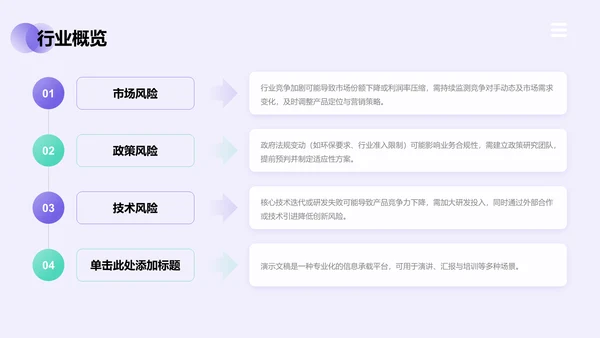 通用行业培训课件PPT模板