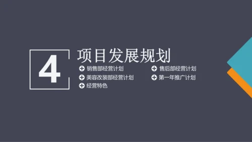 公司企业项目创办商业计划书PPT模板