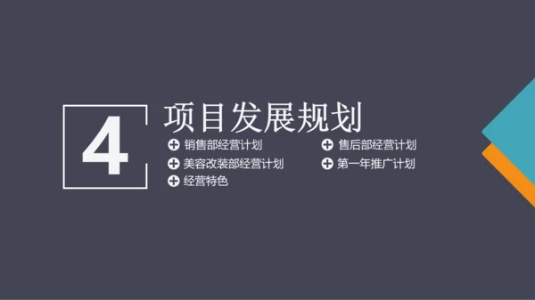 公司企业项目创办商业计划书PPT模板