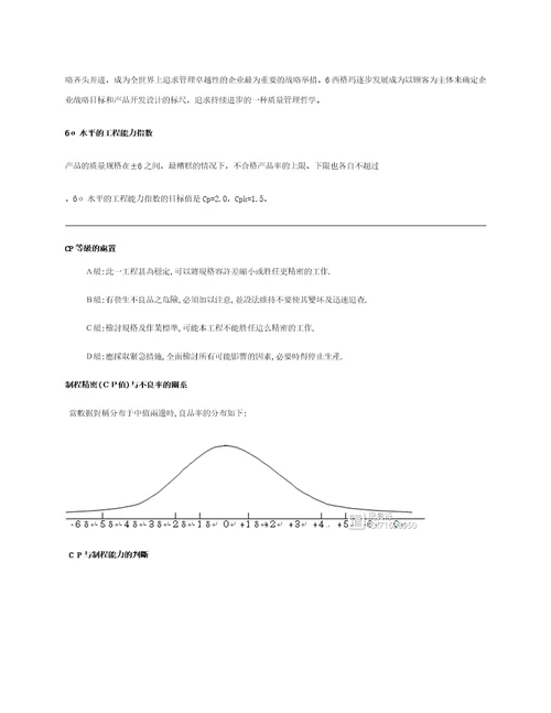 原制程能力分析CPK详解