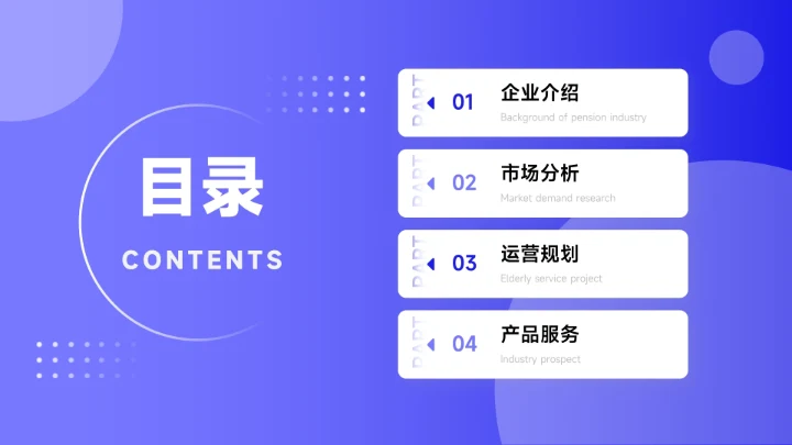 蓝色前沿大气渐变企业路演计划书PPT模板