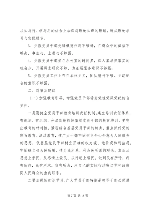 党性党风党纪基本存在问题措施.docx