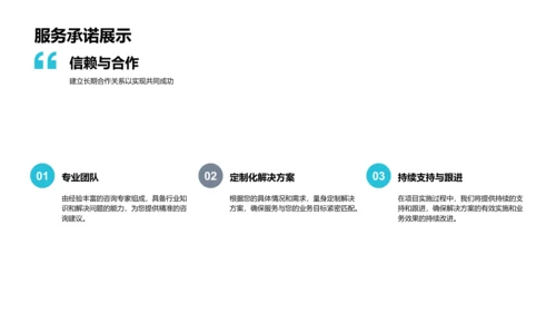 咨询业务年度报告PPT模板