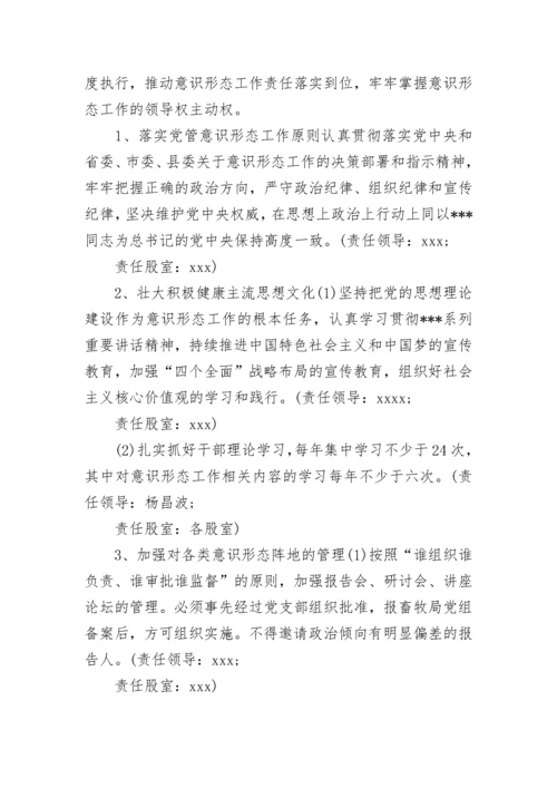 最新党支部落实意识形态工作责任制实施方案精选五篇.docx