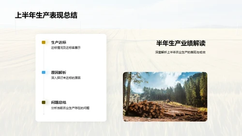 农业生产全年盘点