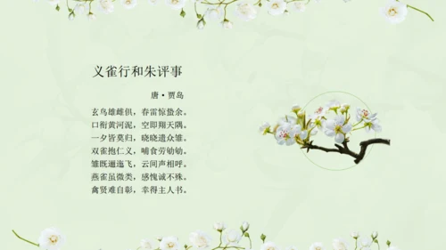 惊蛰淡绿色二十四节气实践教学课件通用PPT模板